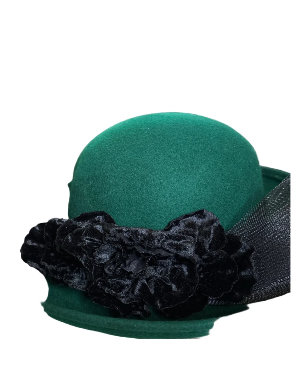 Women's Bollman Hat Co. Wool Felt Hat One Size Green Black